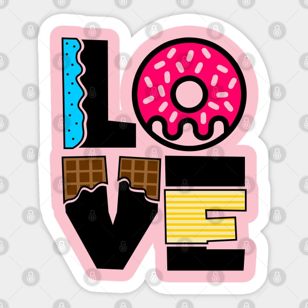 Donut Love Donut Day Gifts Sticker by trendybestgift